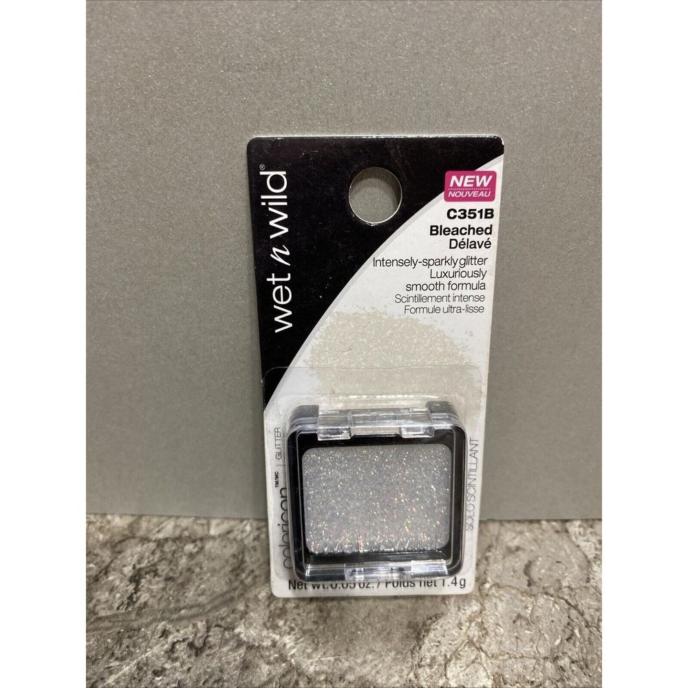 wet n wild Color Icon Glitter Single Eye Shadow - Bleached